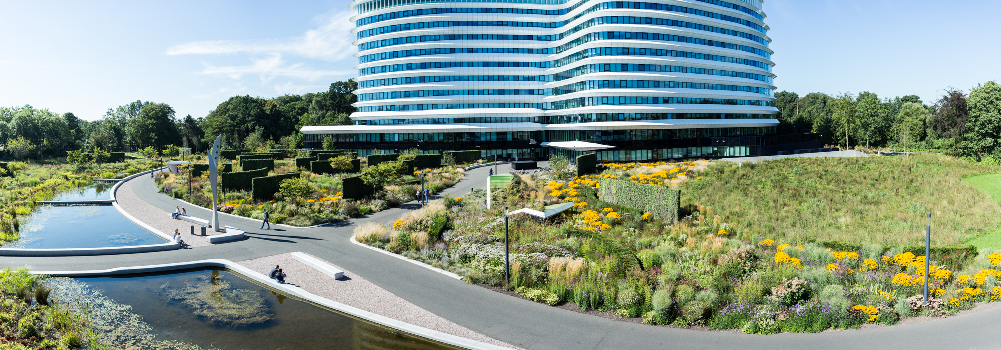 Project stadstuin op da parkeergarage Belastingdienst Groningen