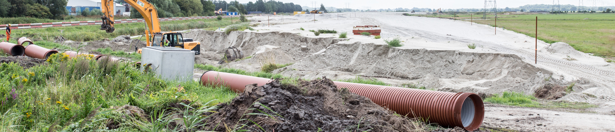 Project Renovatie Maastunnel Rotterdam bezinkstraat van folie