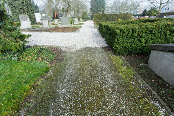 Project Stabiele grindpaden met Gravel PRO voor begraafplaats
