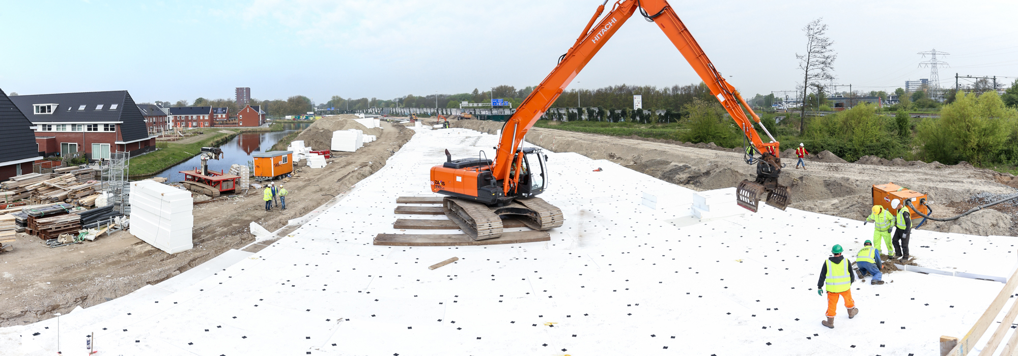 Project EPS constructie bij aanleg metrolijn Hoekse Lijn