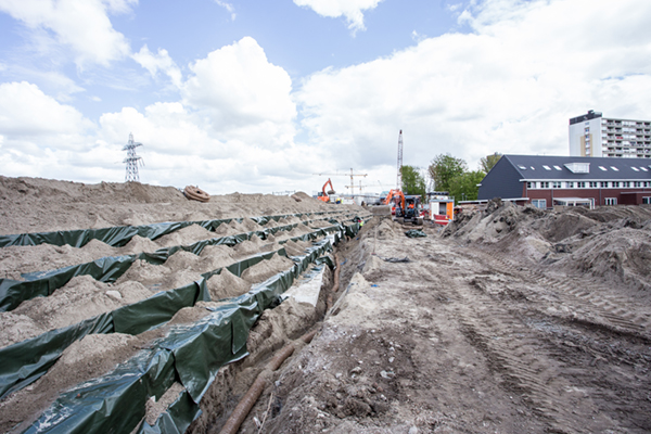 Project EPS constructie bij aanleg metrolijn Hoekse Lijn