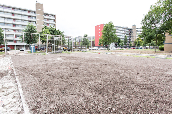 Kunstgras voetbalveld voor jeugd Schiedam