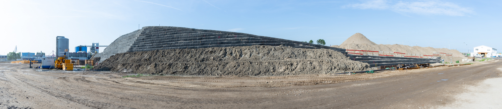 Gewapende grondconstructies Blankenburgverbinding A15 en A20