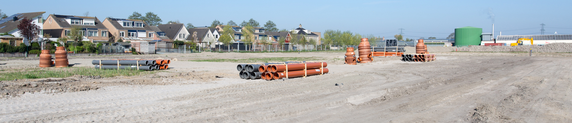 Pipelife PVC afvoerbuizen en Renoflow inspectieputten voor nieuwbouwwijk Lierkwartier in de Lier