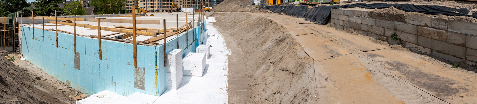 Het Plantsoen van Boedapest in Leidsche Rijn Centrum opgehoogd met EPS constructie