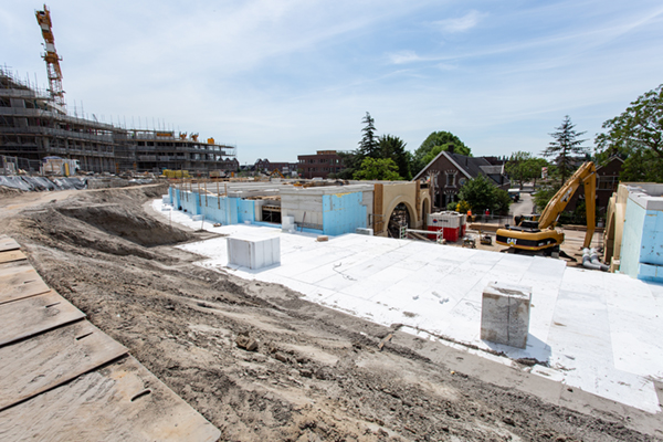 Het Plantsoen van Boedapest in Leidsche Rijn Centrum opgehoogd met EPS constructie