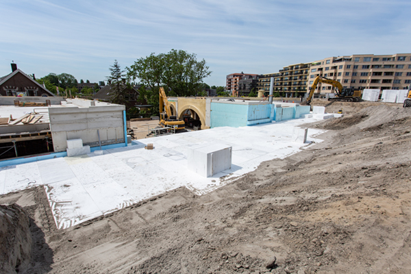 Het Plantsoen van Boedapest in Leidsche Rijn Centrum opgehoogd met EPS constructie