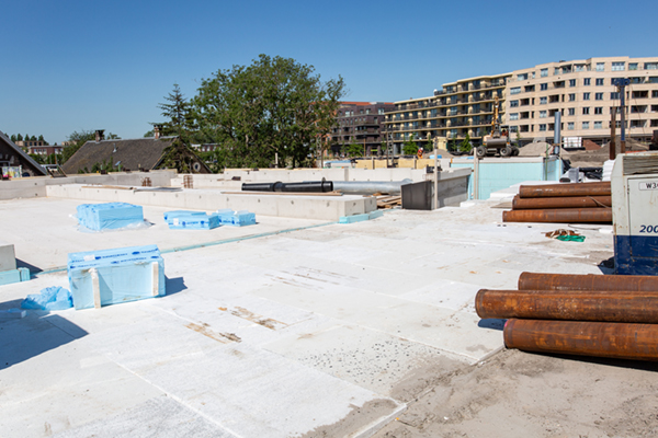 Het Plantsoen van Boedapest in Leidsche Rijn Centrum opgehoogd met EPS constructie