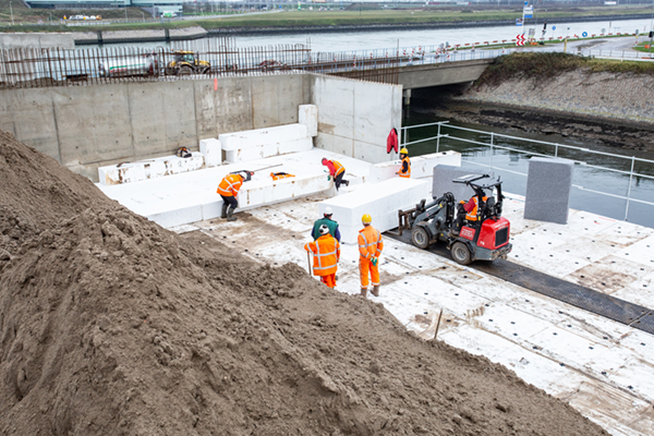 EPS constructie tijdelijke Suurhoffbrug