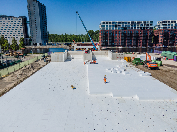 EPS constructie voor duurzame Amstelstroombrug gemeente Amsterdam