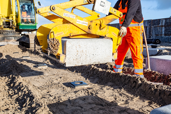 TenCate paalmatrassysteem met Miragrid GX en Geolon PET