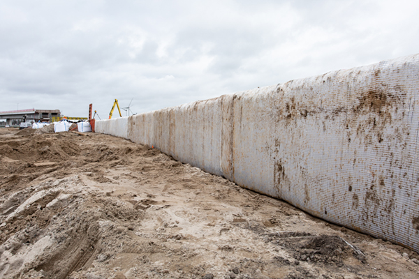 TenCate paalmatrassysteem met Miragrid GX en Geolon PET