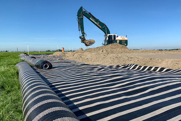 TenCate Geolon HMi-3 voor Wintrack masten van TenneT in Groningen