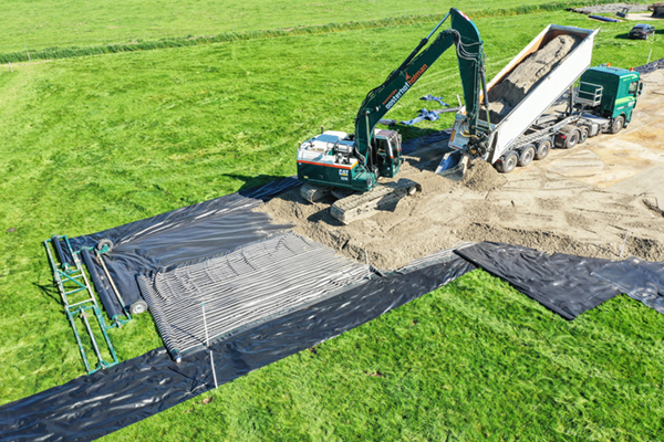 TenCate Geolon HMi-3 voor Wintrack masten van TenneT in Groningen