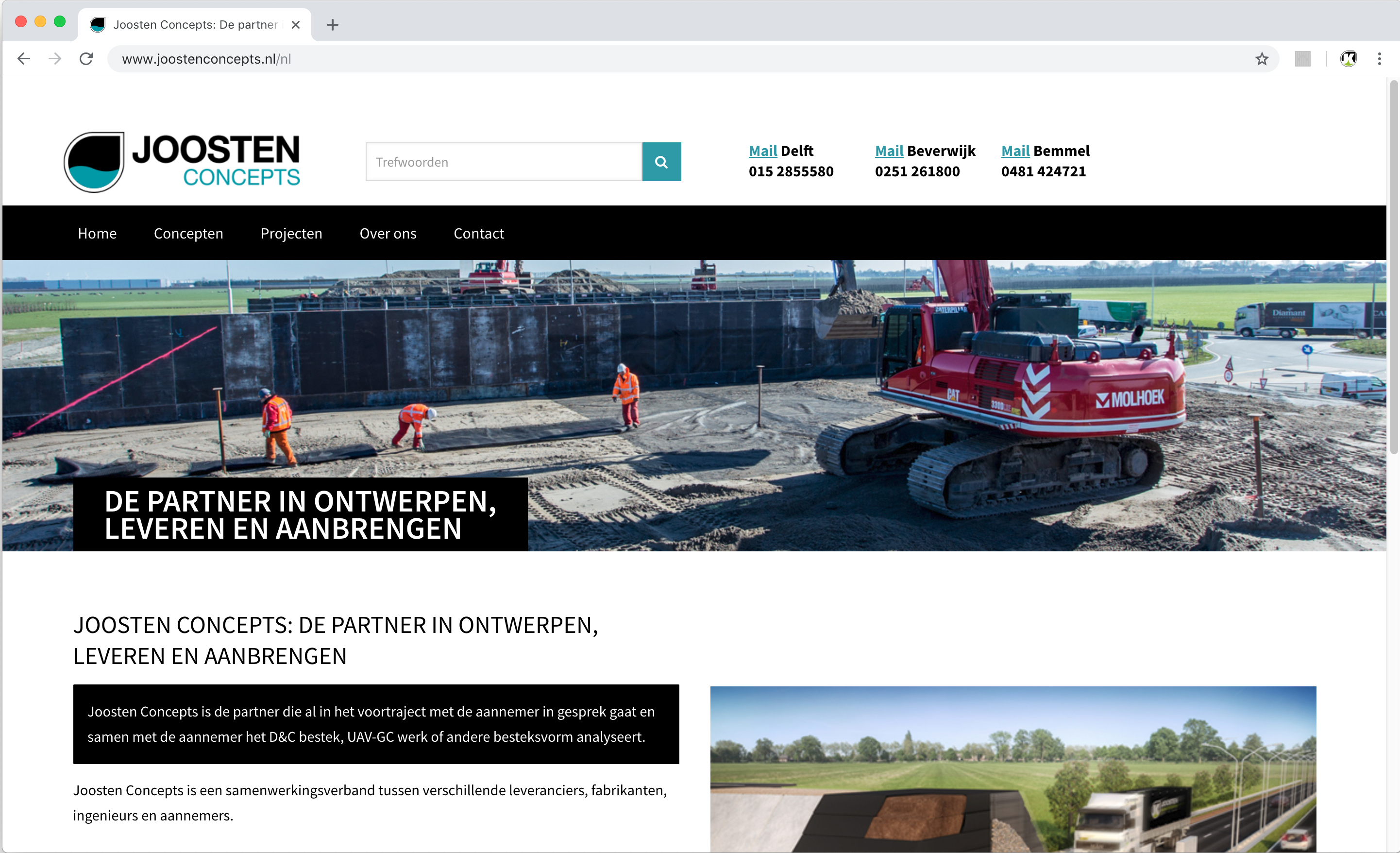 Nieuwe website Joosten Concepts