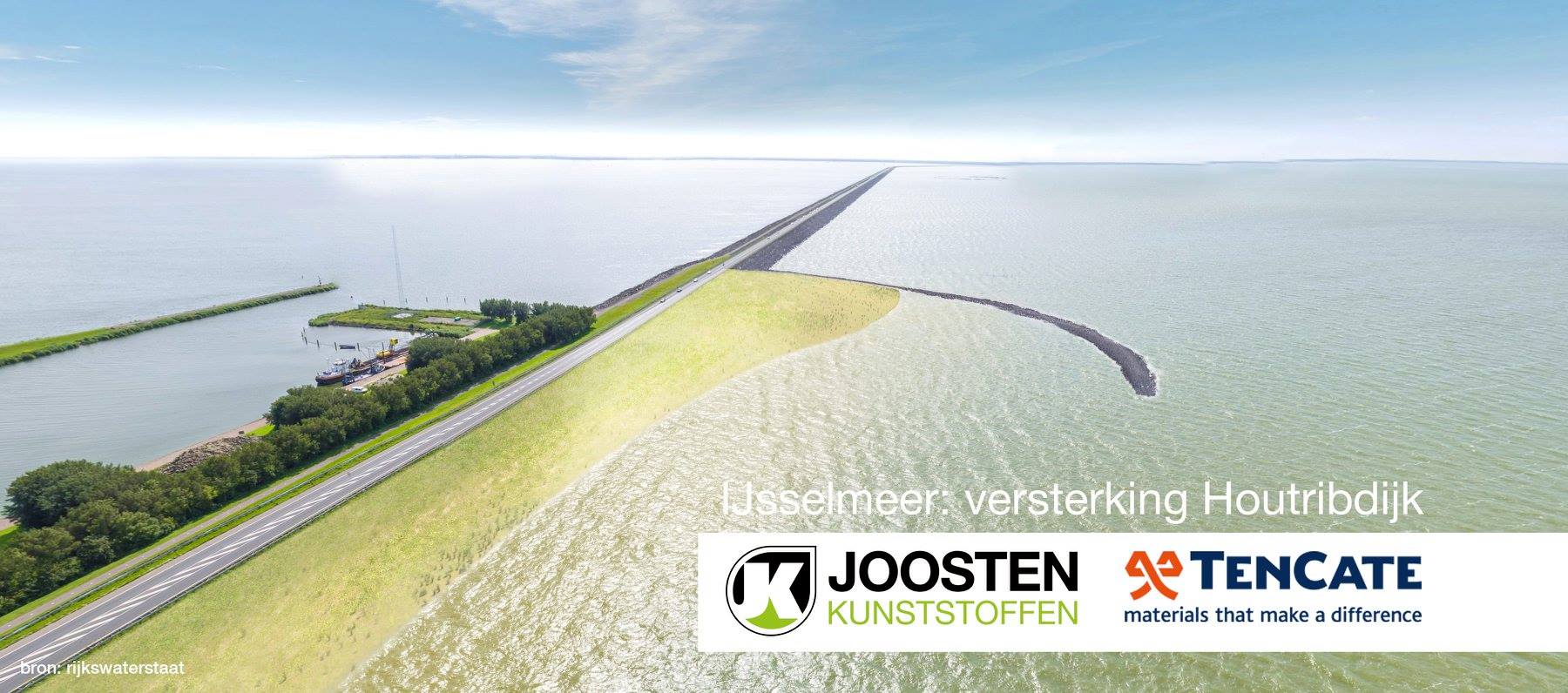 Houtribdijk Rijkswaterstaat TenCate geotextiel